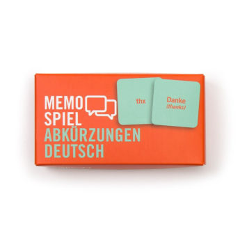 Memospiel Abkürzungen von Fidea Design